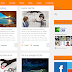 Grid Mag Orange Template
