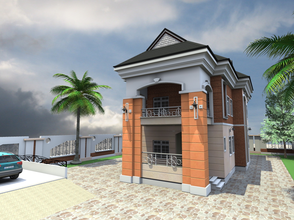 4 Bedroom Duplex Modern and contemporary Nigerian building Designs