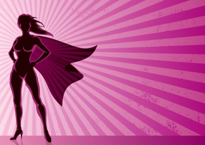 Image credit: <a href='http://www.123rf.com/photo_12450830_super-heroine-over-grunge-background-with-copy-space.html'>malchev / 123RF Stock Photo</a>