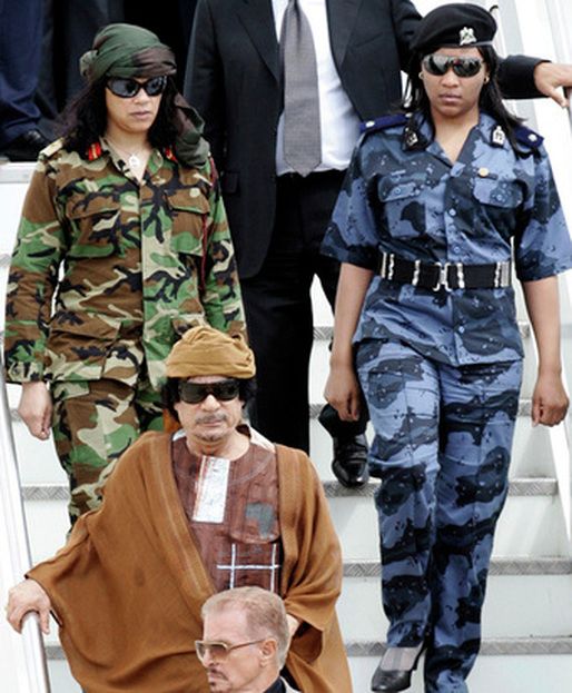 Gaddafi Bodyguards Images
