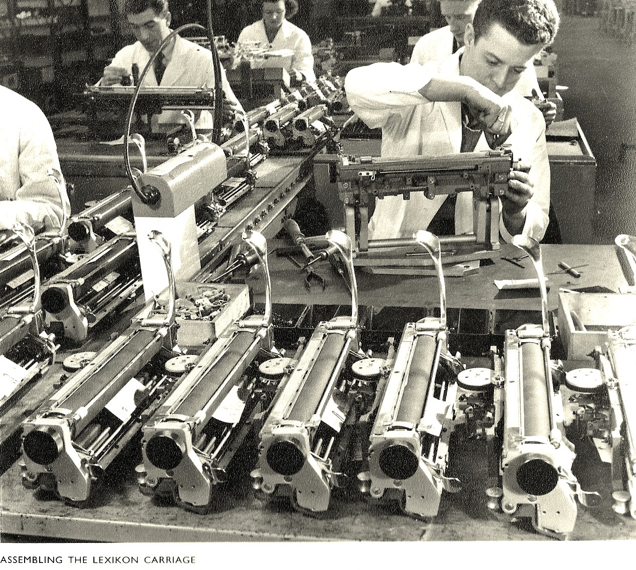 oz.Typewriter Inside the Olivetti Typewriter Factory, Glasgow, Scotland