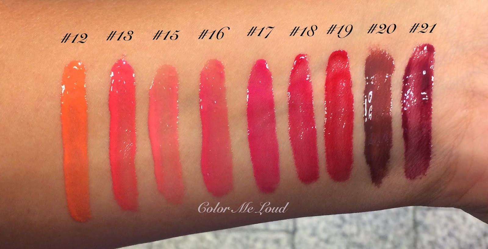 Chanel Rouge Allure Gloss One Click Collection Swatches, All