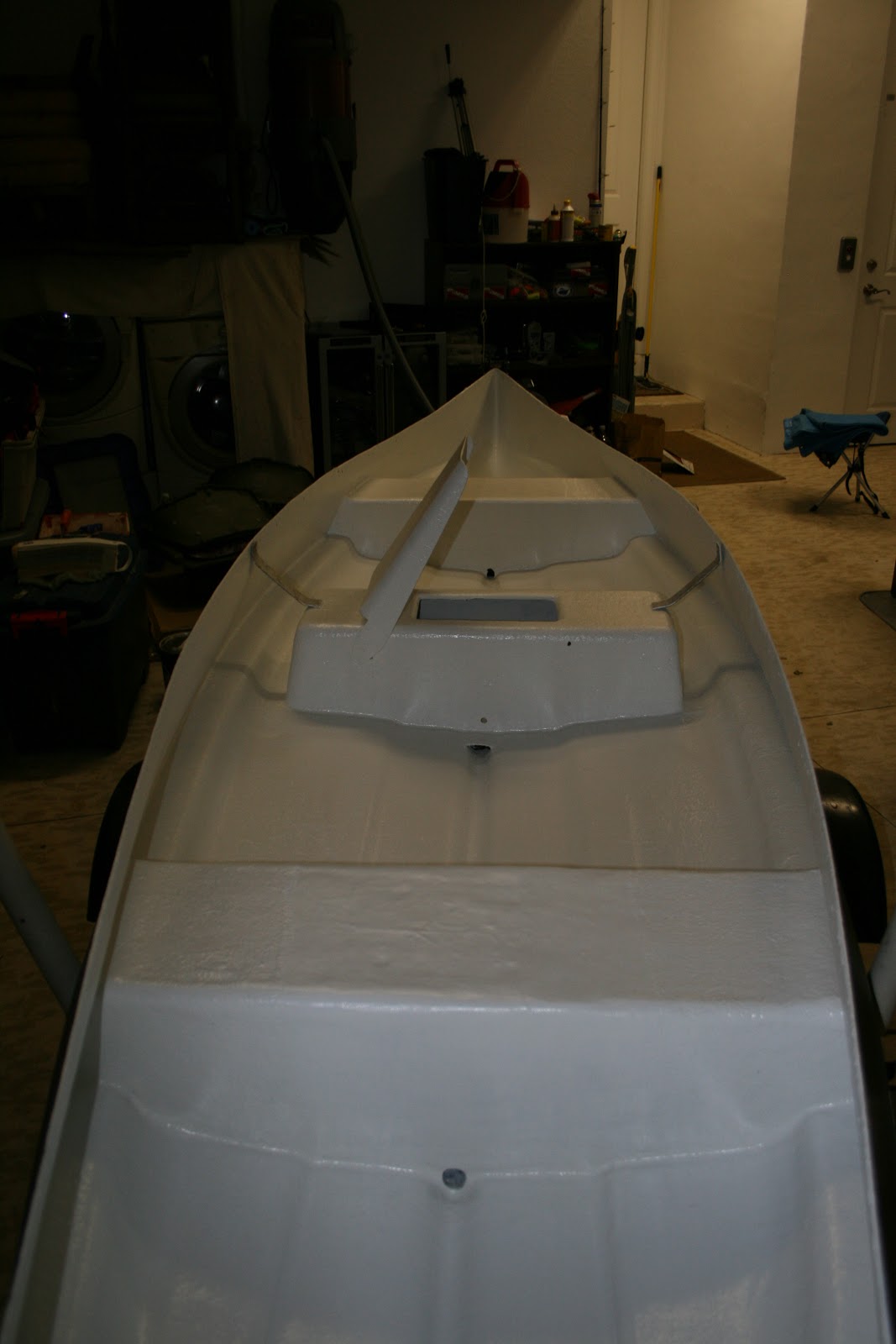 Florida Gheenoe Fishing Gheenoe Refurbish Pt. 2 Floor & Topside paint.