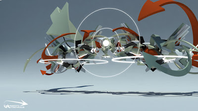 Cool Galaxy 3D Graffiti Wallpaper 