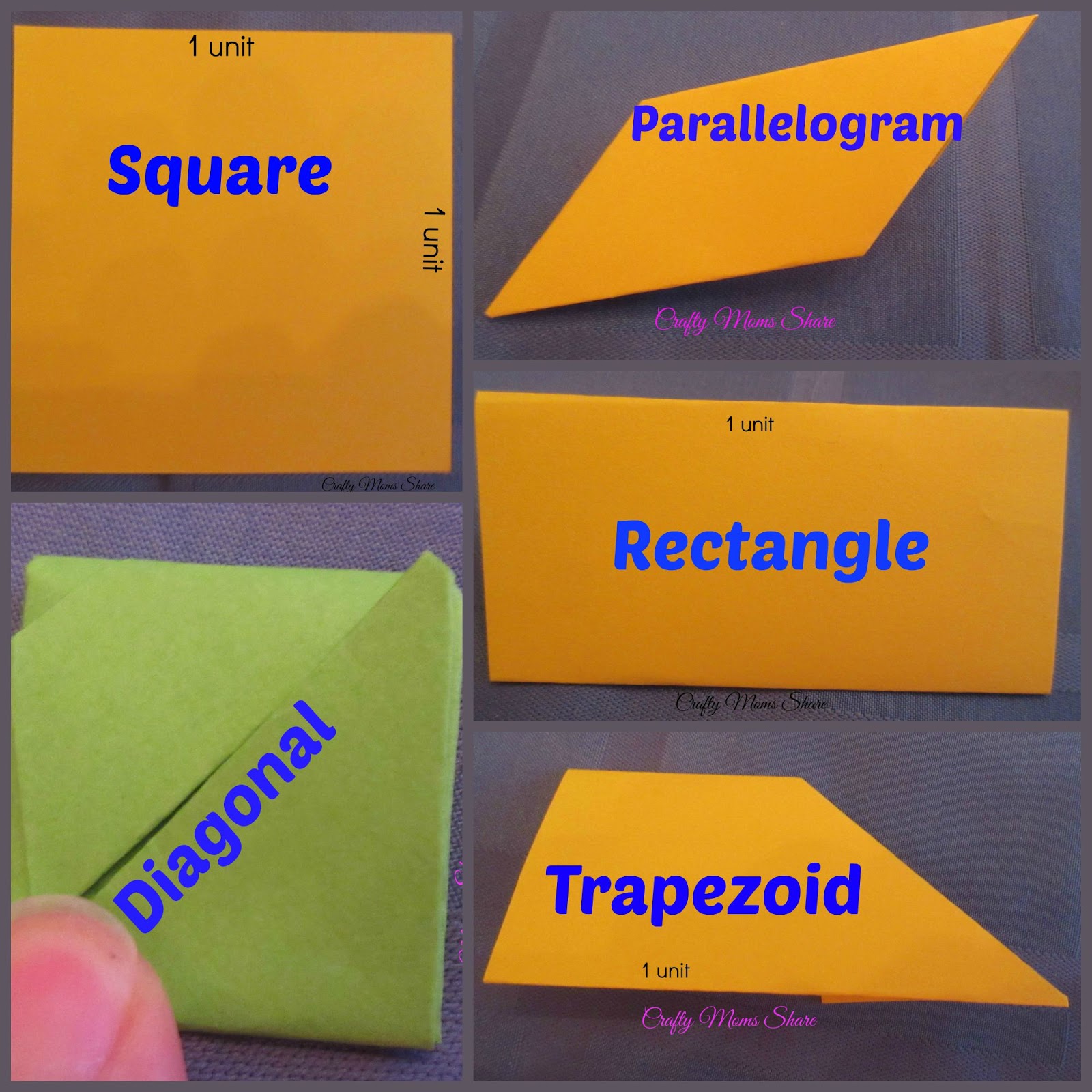 Crafty Moms Share Math Lesson Geometric Origami