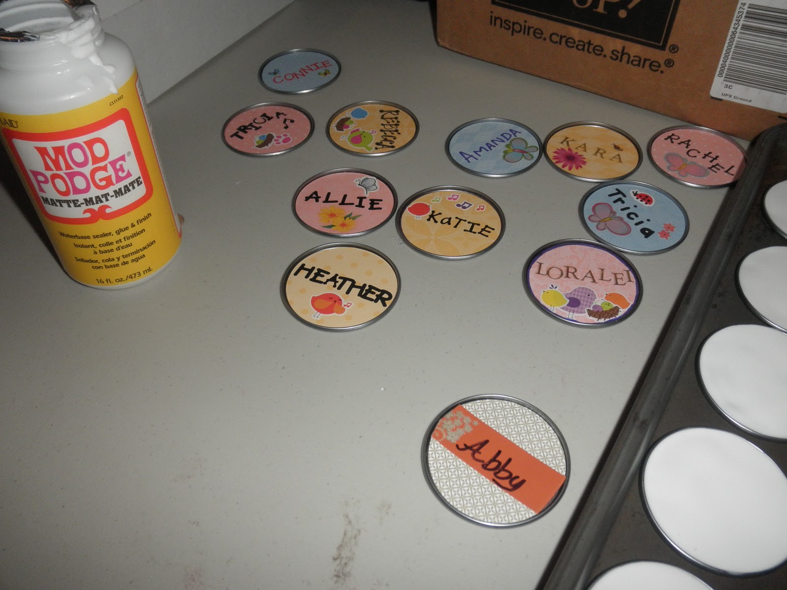 Our Beautiful Blessings! MOPS Crafts Name Tags & ER Kits