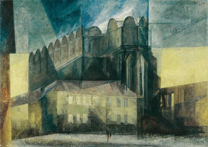 Lyonel Feininger 1871-1956 | American-born German Cubist/Expressionist painter