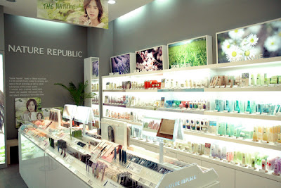 Inside Nature Republic in SM North EDSA