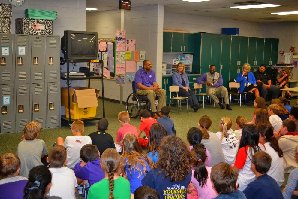 Billy's Walk Again Blog Frank V. Bergman Elementary School, Speaking