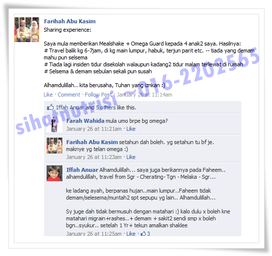 Set anak bijak Shaklee Testimoni Set anak bijak Shaklee