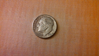 1964 silver dime found in a coin roll big game coin roll hunting silver finds crh