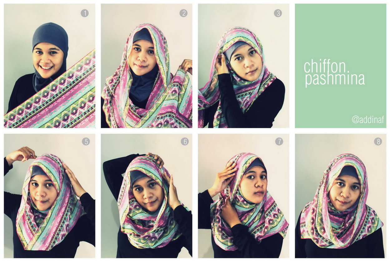 Addinaf 1 Hijab Tutorial For Daily Life Addinaf 1 Hijab Tutorial For Daily Life
