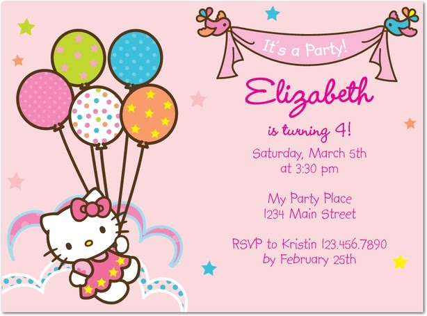 hello kitty tiny prints birthday invitation the little style file hello kitty birthday invitation