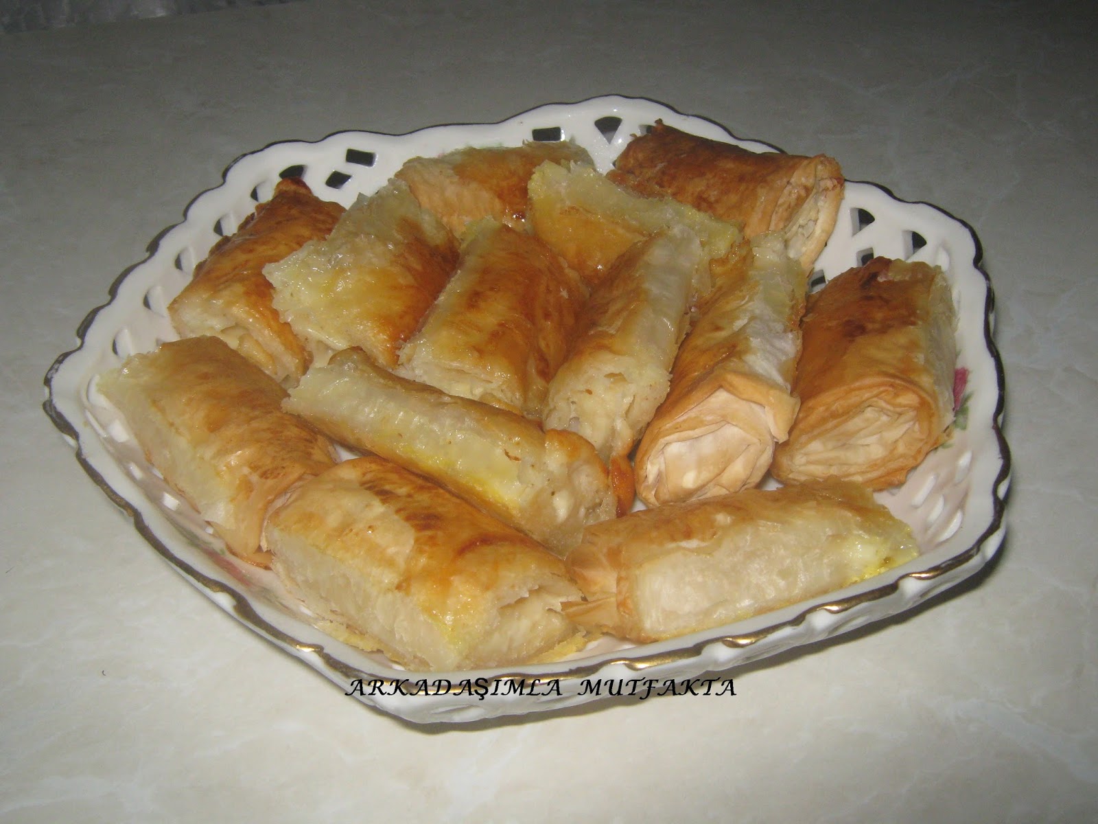 Baklava Yufkasından Peynirli BörekZeytin Dalı Blog