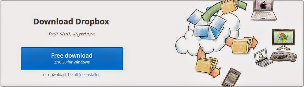 Download Dropbox về máy tính