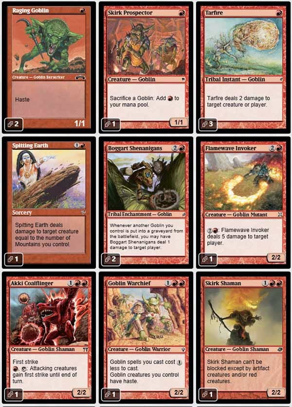 Magic the Gathering Adventures [Legacy] Duel Deck Goblins