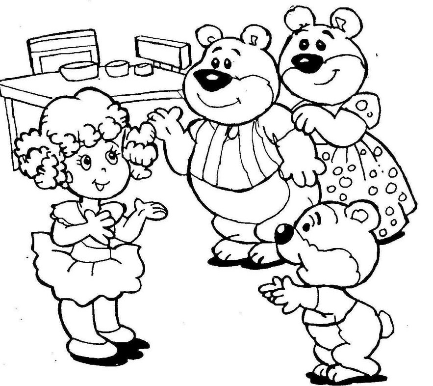 Educação Infantil: Cachinhos dourados e os 3 ursos