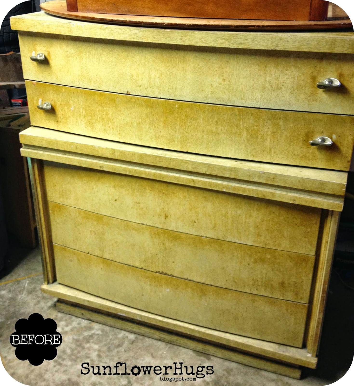 SunflowerHugs MCM Dresser Makeover