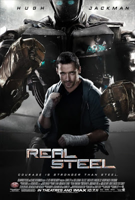 Watch Real Steel 2011 BRRip Hollywood Movie Online | Real Steel 2011 Hollywood Movie Poster