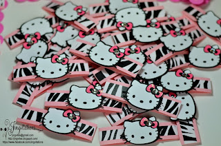 hello kitty zebra baby shower invitations