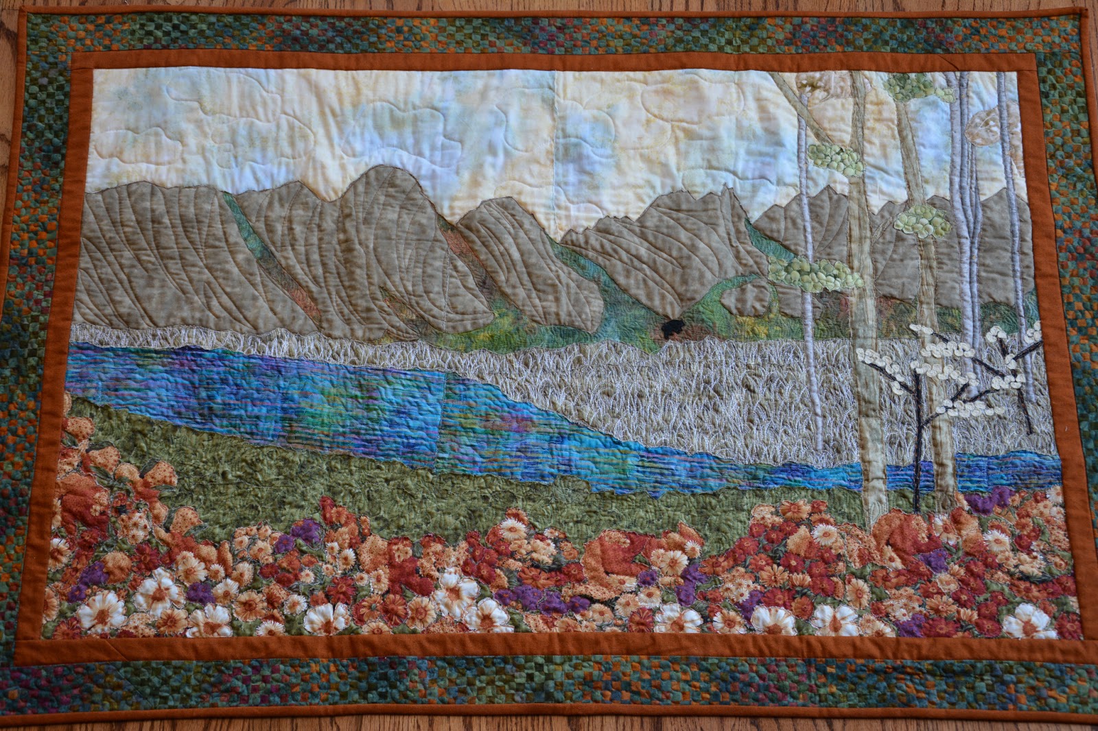 Pieced Brain: Landscape quilts