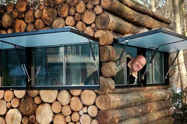 It Might Look Like A Normal Stack Of Firewood. But When You Step Closer… WHOA! It Might Look Like A Normal Stack Of Firewood. But When You Step Closer… WHOA!