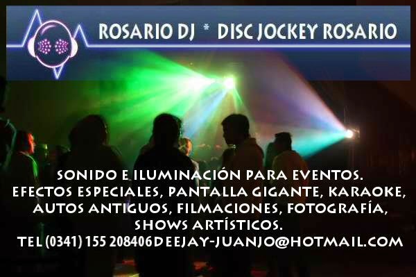 Disc jockey en Rosario