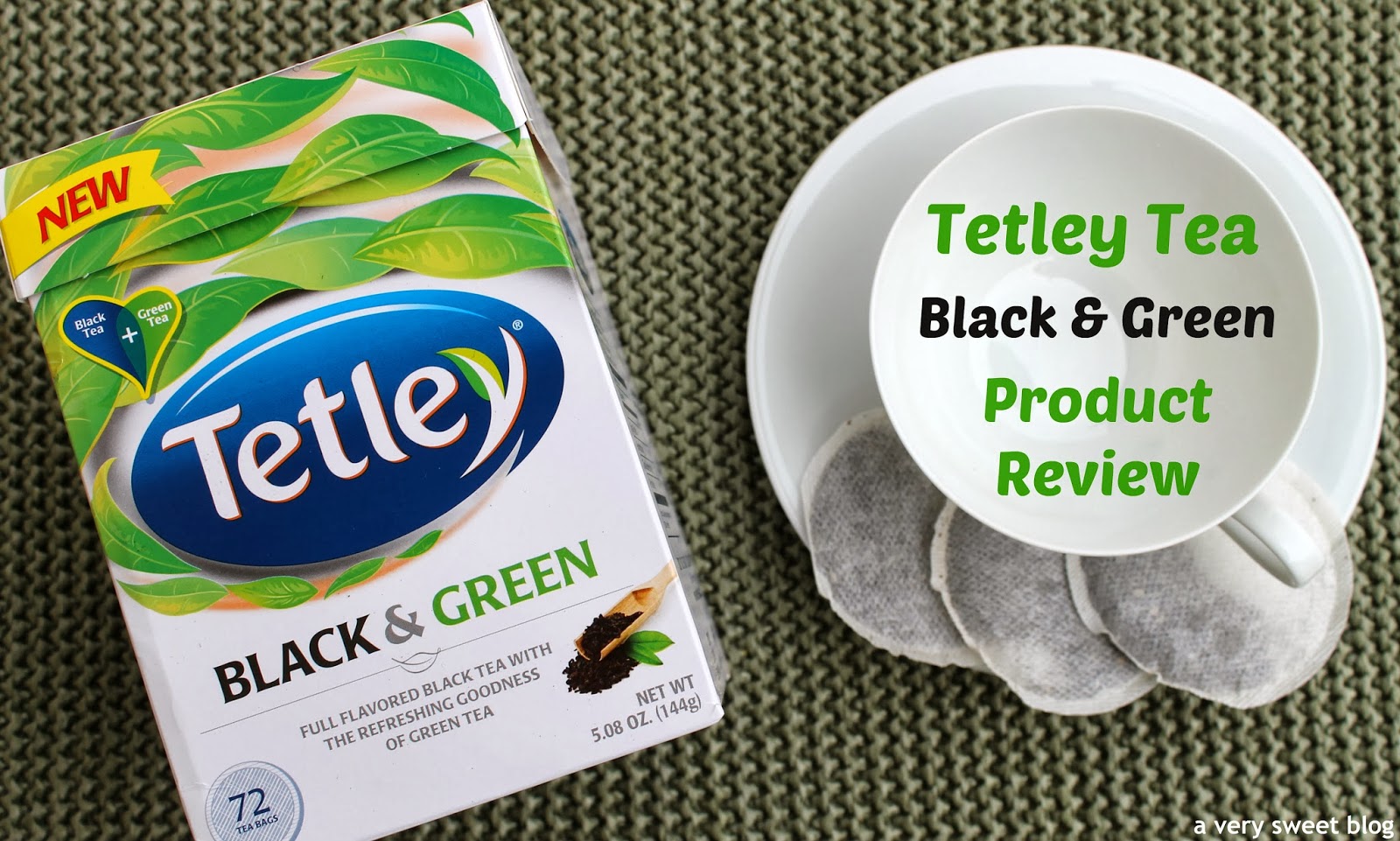 Tetley Black & Green Tea Product Review A Very Sweet Blog