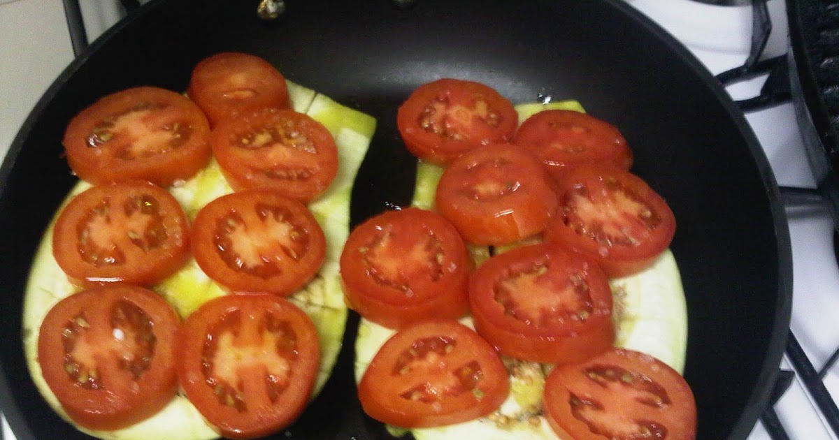 Skinny Gourmet Guy Roasted Eggplant and Tomatoes