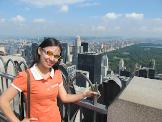New York City Top of the Rock view of Central park