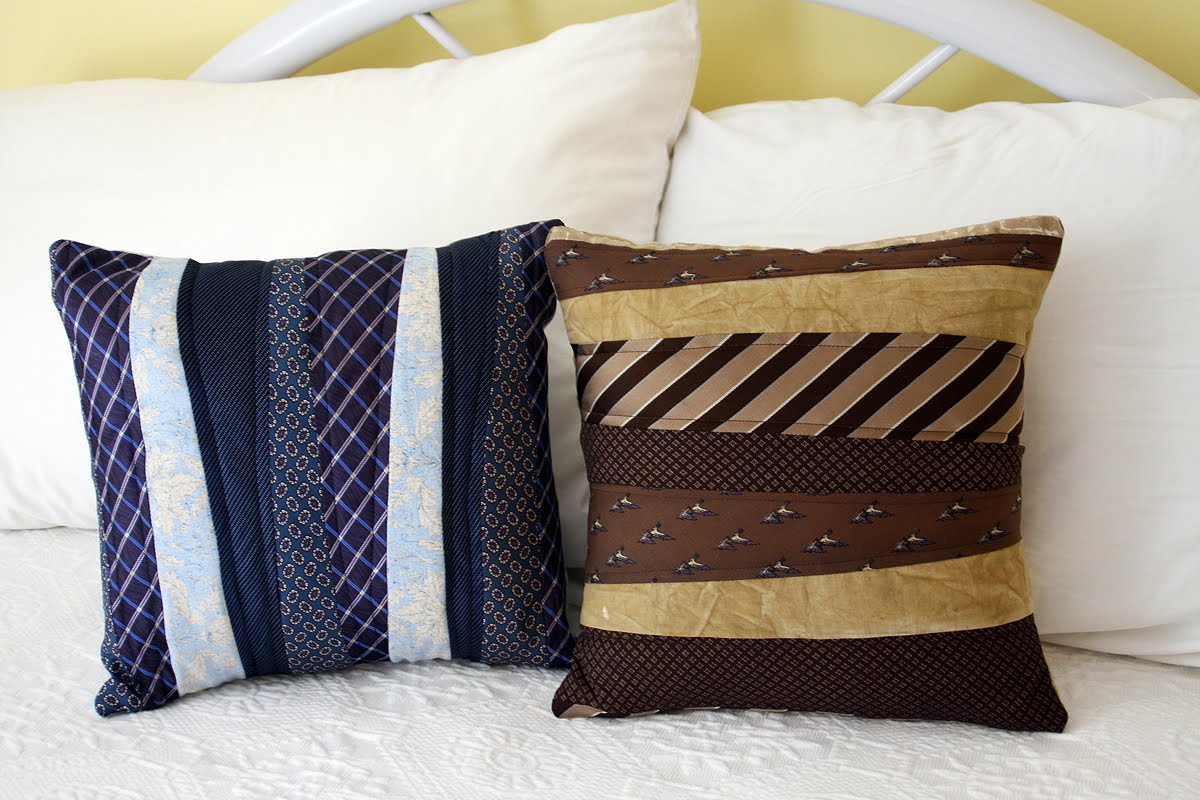 Shutterstitch Tie Pillows