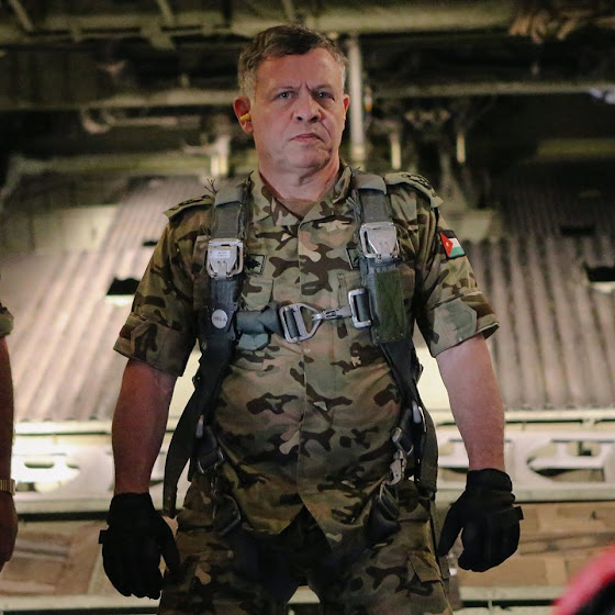 The Jordanian government has denied that Abdullah was physically involved in any aerial attacks Jordan's King Abdullah II