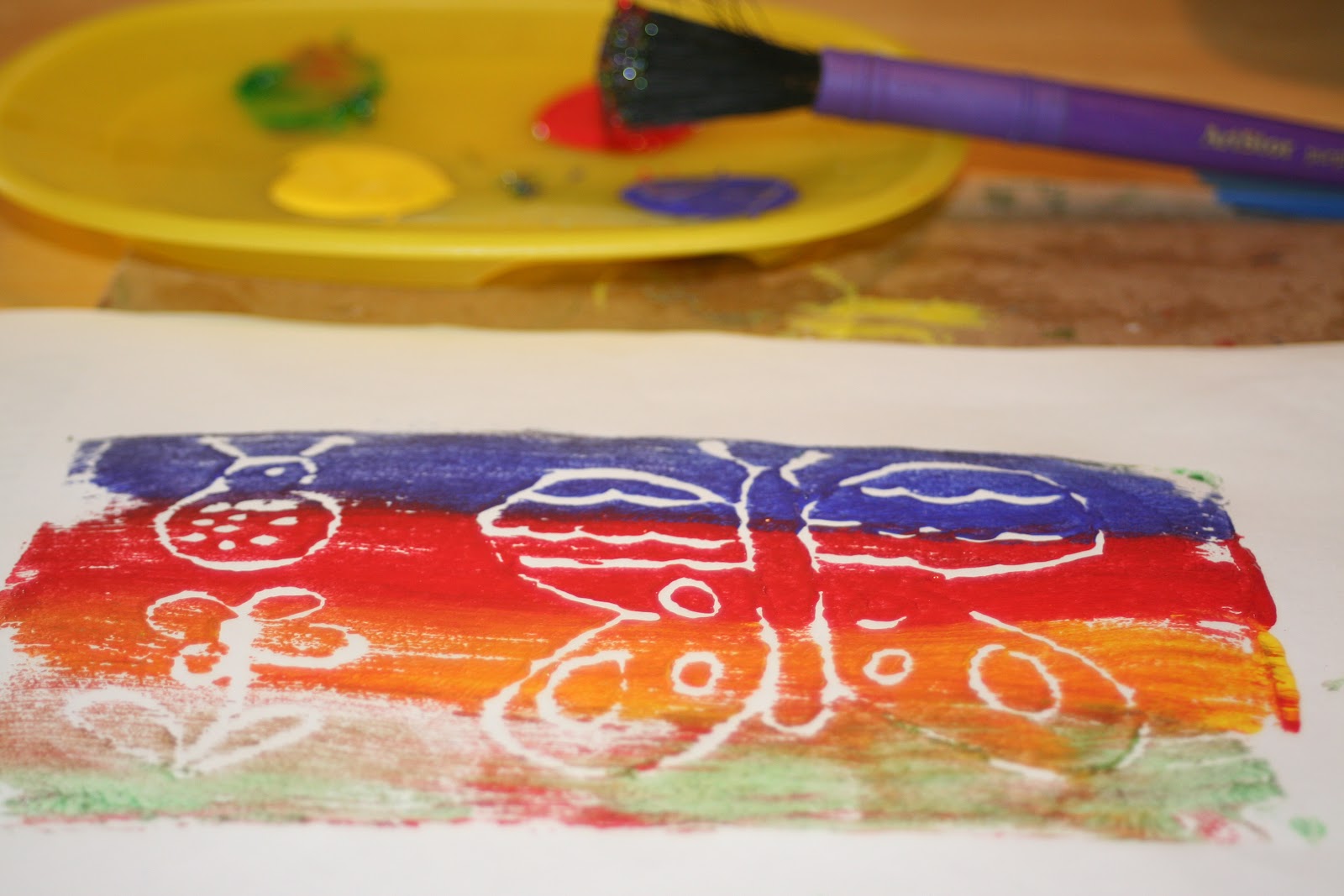 Making Paint Prints with Your Kids MultiTesting Mommy