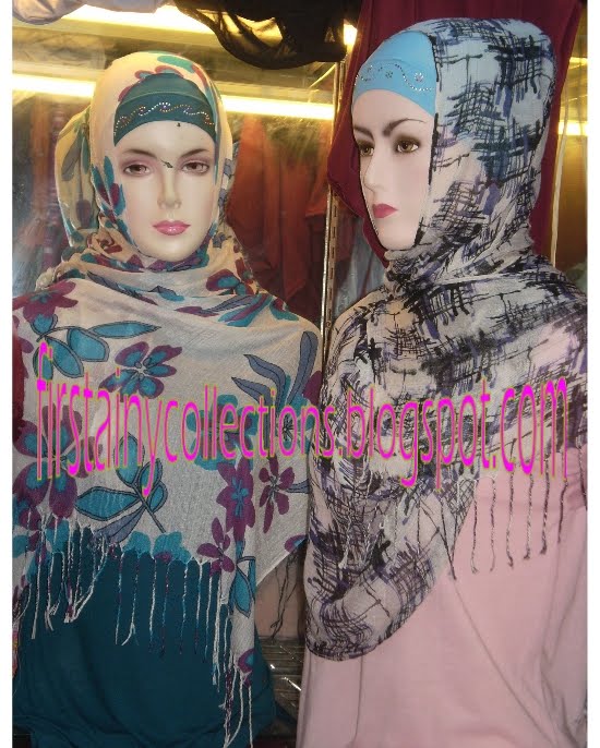 FIRST  AINY  COLLECTIONS  -  JILBAB  & PASHMINA