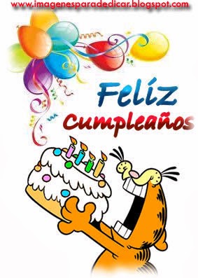 DE GARFIELD DE CUMPLEANOS de garfield de cumpleanos: