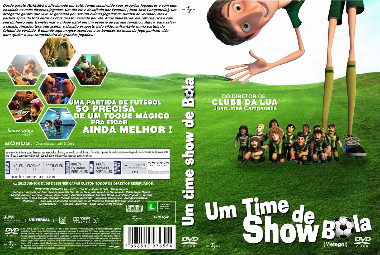 Capa Do Filme Um Time Show De Bola Junior Dvds Capa Do Filme Um Time Show De Bola Junior Dvds Designer