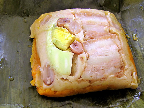 Filipino Tamales Recipe Filipino Tamales With Boiled Eggs And Sausage