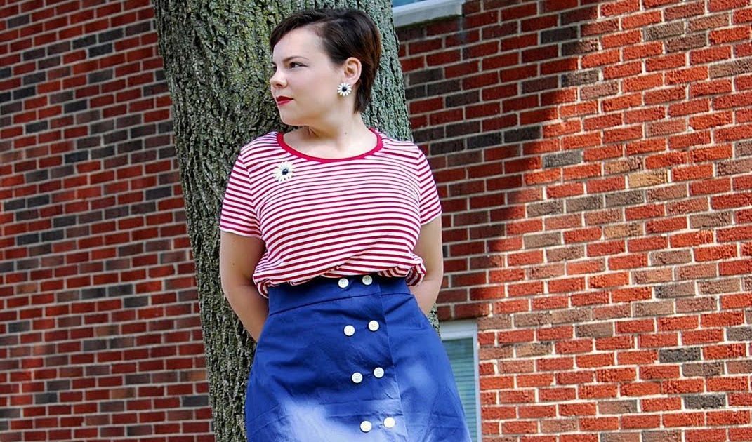 Sew Weekly Nautical The Girl with the StarSpangled Heart Sew