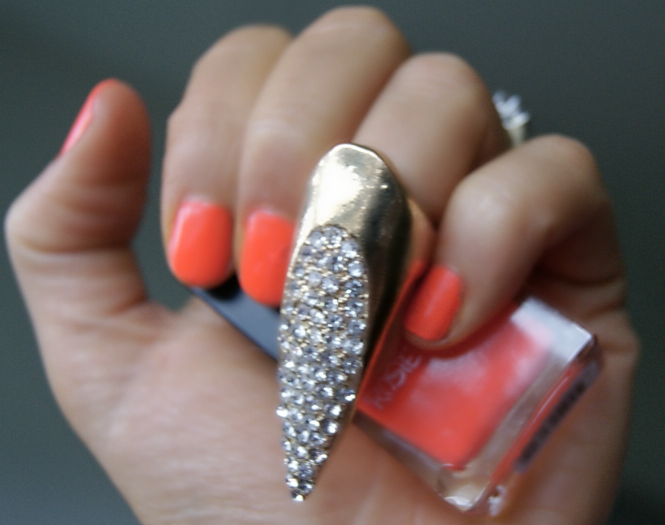 Fashion Beauty Glamour Tangerine Tango nails