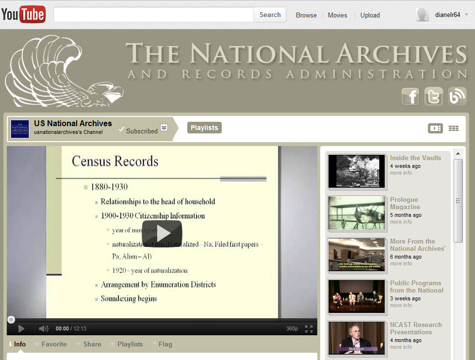 UpFront with NGS National Archives Puts Popular Records