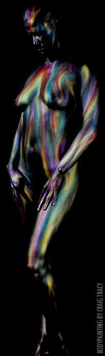 craig tracy body painting pintura corporal mulheres nuas