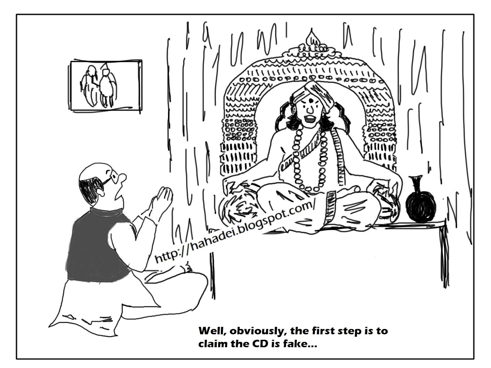 The Modi effect.... Singhvi+Nithyananda+cartoons