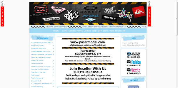 Pasar Model polisi online, polisionline