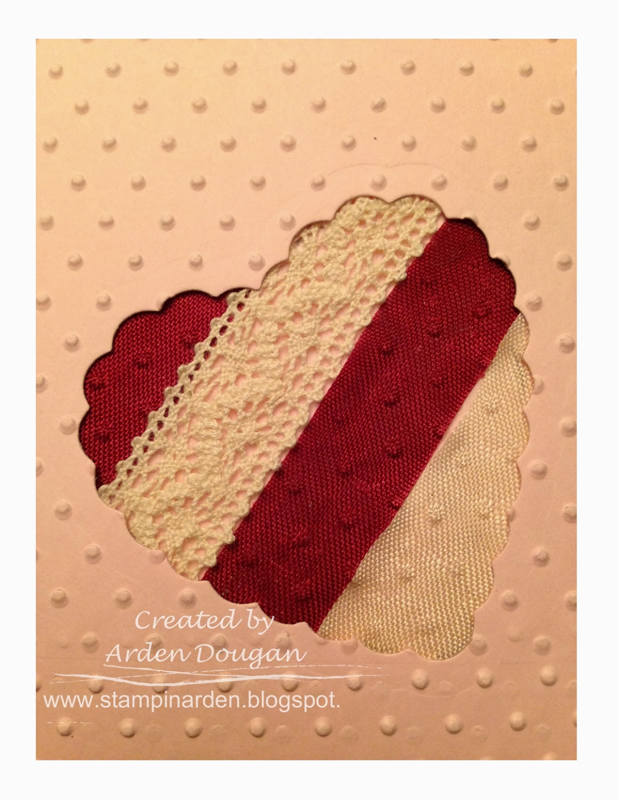Arden's Blog The Aartvark Studio Embossing Ribbon