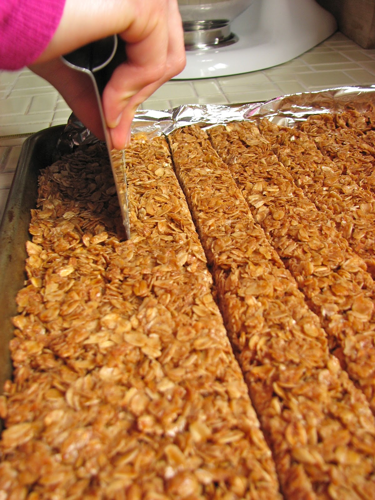 Delectably Mine Crunchy Granola Bars