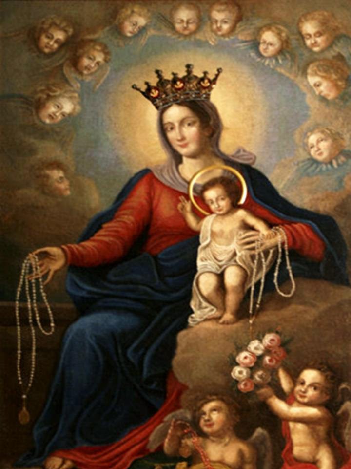 Resultado de imagen para virgen del rosario