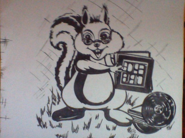 A Squirrel Me Squirreling My Records!