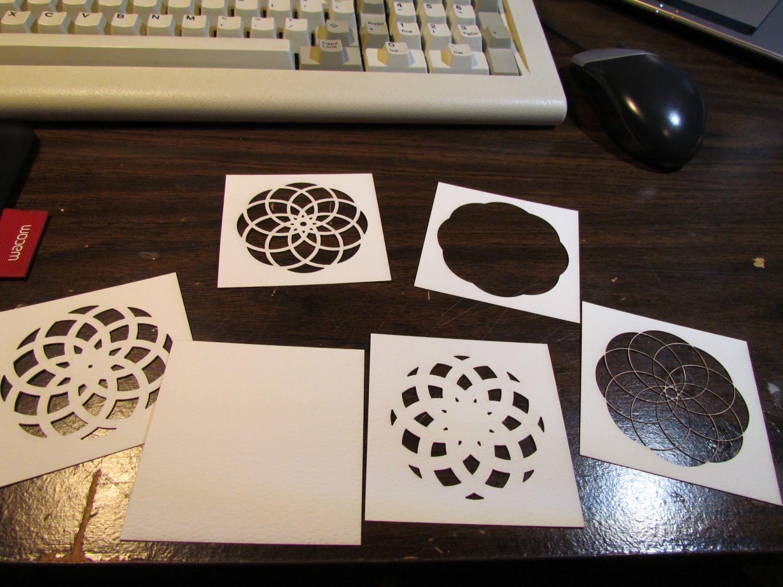 weasels go narf 6 Layers Laser Cut Paper