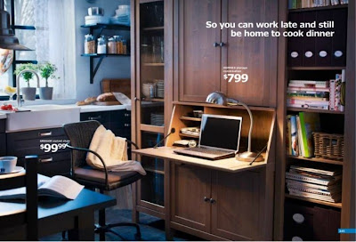 IKEA 2012 Workspace Design Ideas in a Small Room