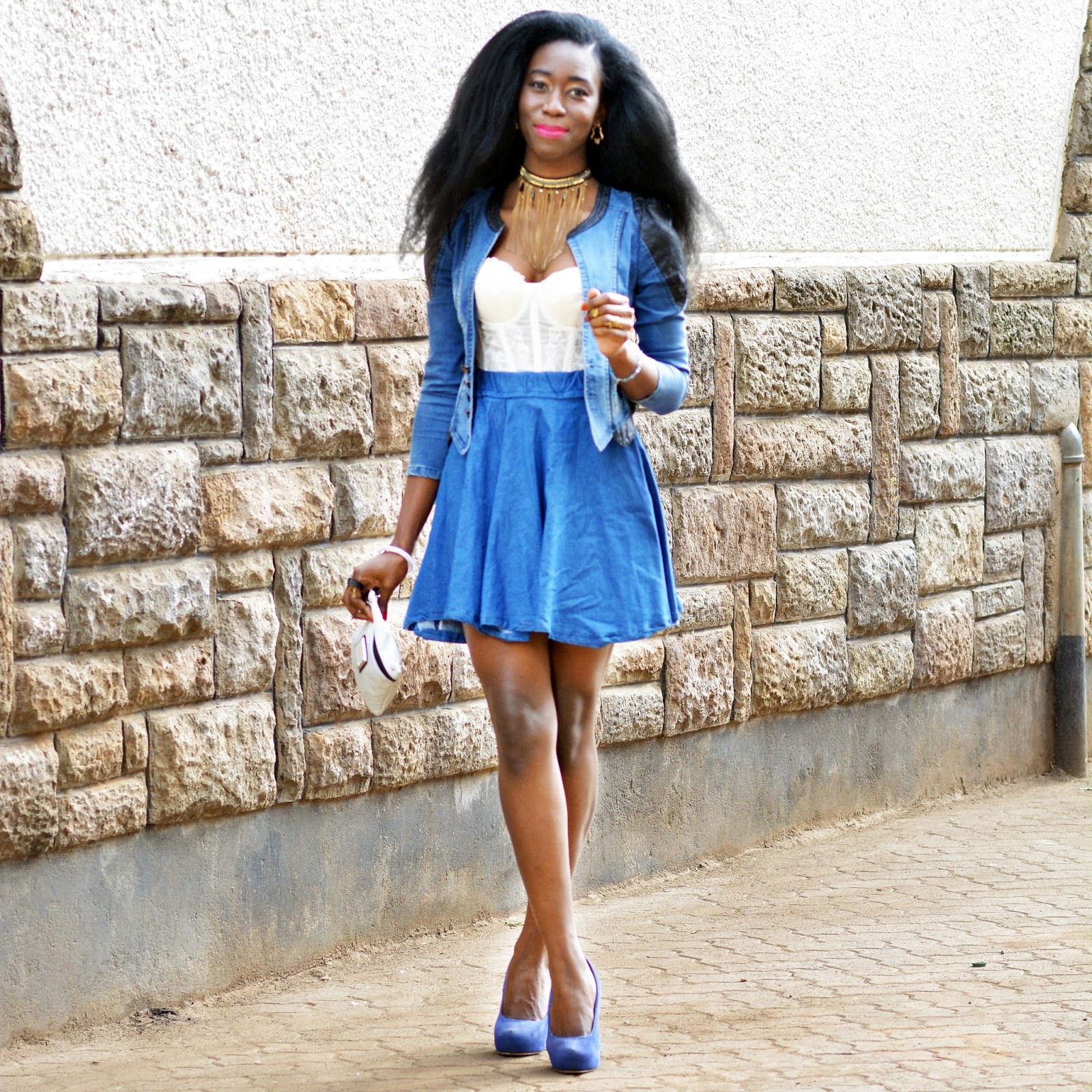 Jean Circle Skirt - Dress Ala Jean Circle Skirt - Dress Ala